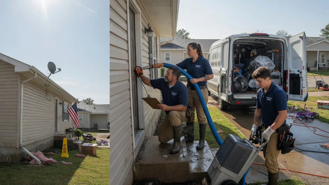 Ceiling Water Damage Restoration in Dexter, MN near me